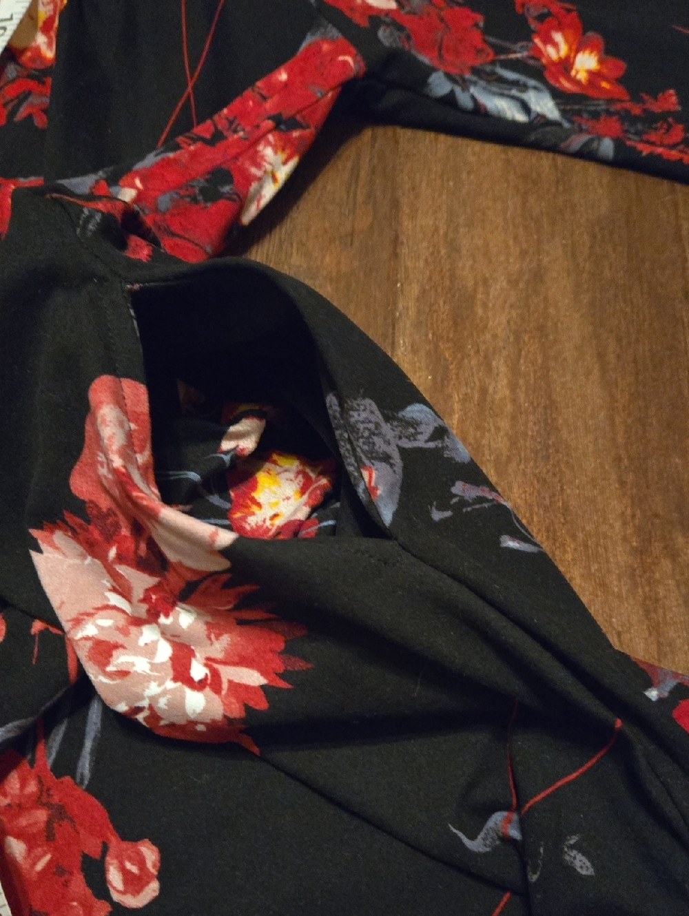 Lildy Hankerchief Hem Long Sleeve Tunic With Pockets! Size 2XL-3XL - Picture 9 of 9